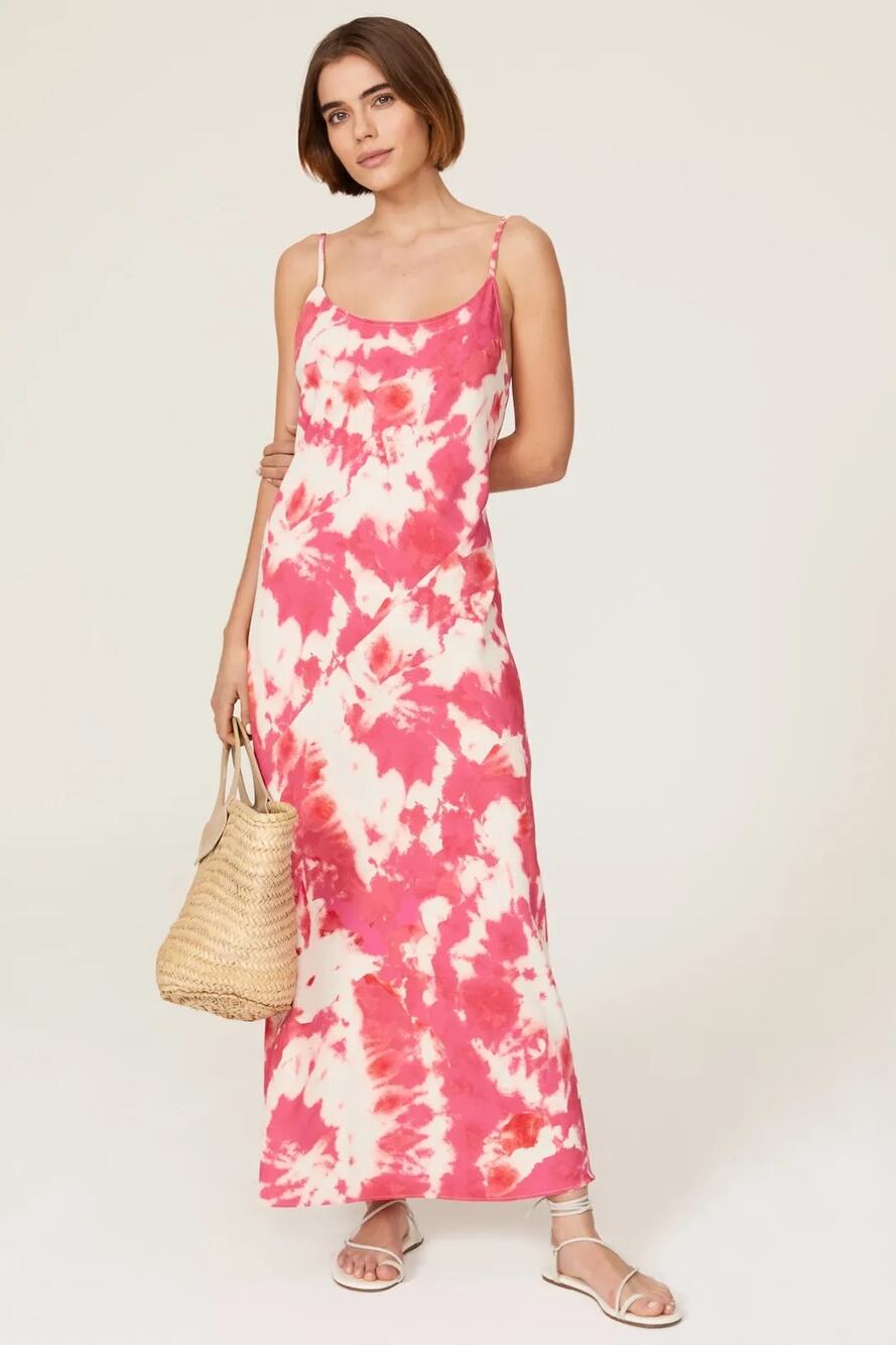 Thakoon Collective Tie Dye Slip Dress sz 4 Beachy Coastal Coquette Summer Vacay